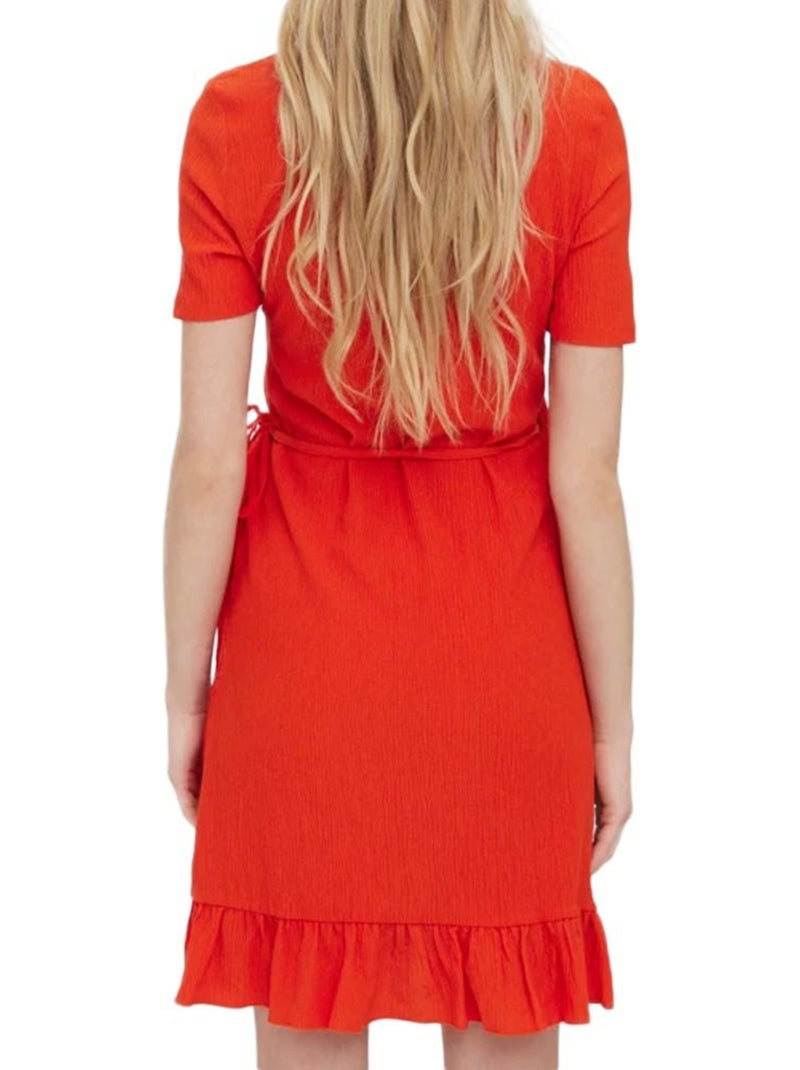 Robe  Femme Vero Moda Haya Orange - Kiabi
