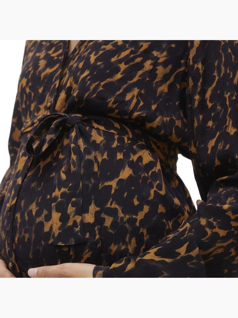 Robe femme vero moda Marron cappuccino - Kiabi