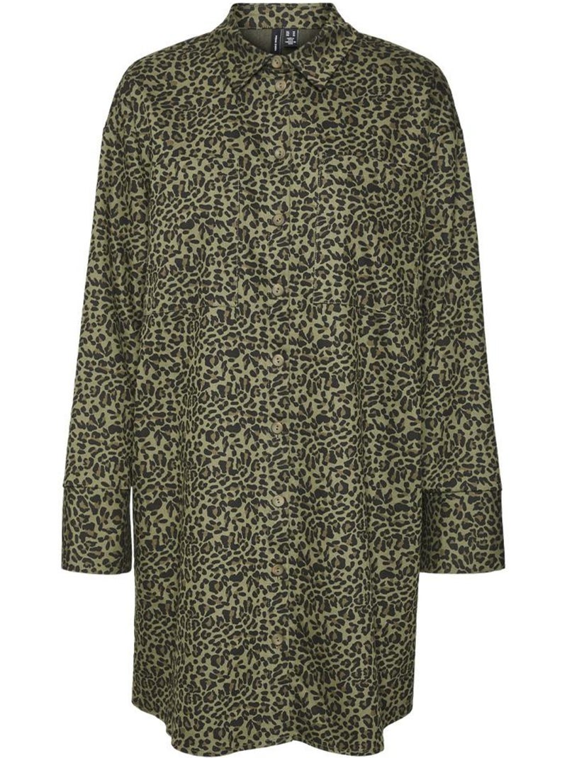 Robe femme vero moda Vert kaki clair - Kiabi