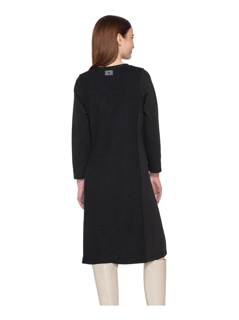 Robe fendue mi-longue Sweetened Noir - Kiabi