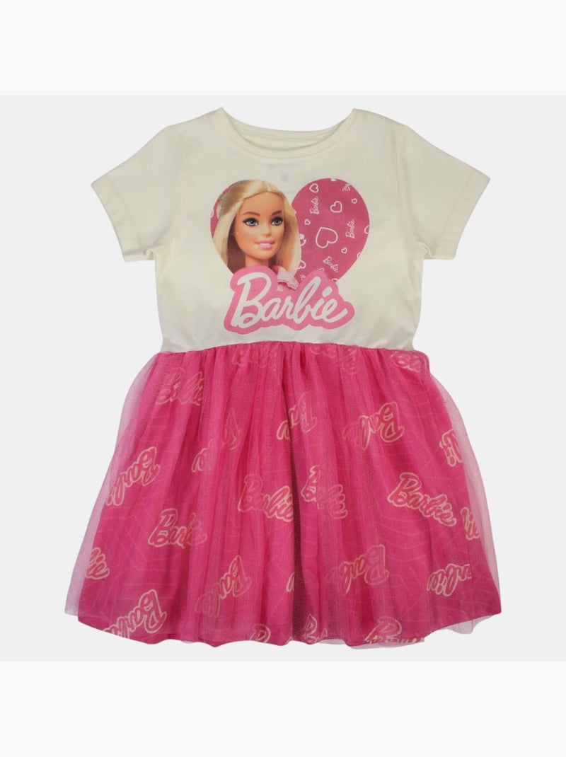 Robe Fille Barbie Rose - Kiabi