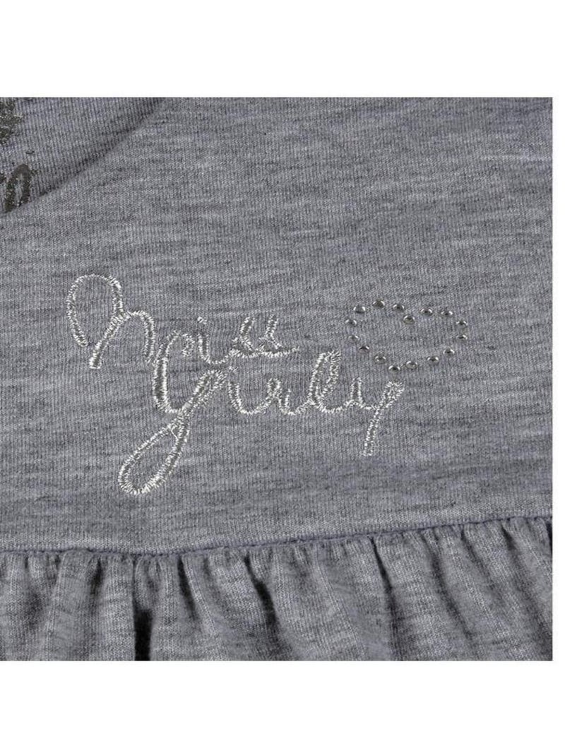 Robe fille FARZELLE - MISS GIRLY Gris - Kiabi