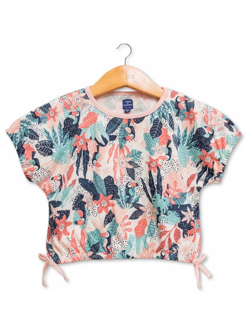 Robe Fille jean clair - Terre de Marins Rose - Kiabi