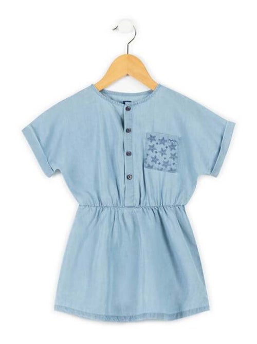 Robe Fille jean clair - Kiabi