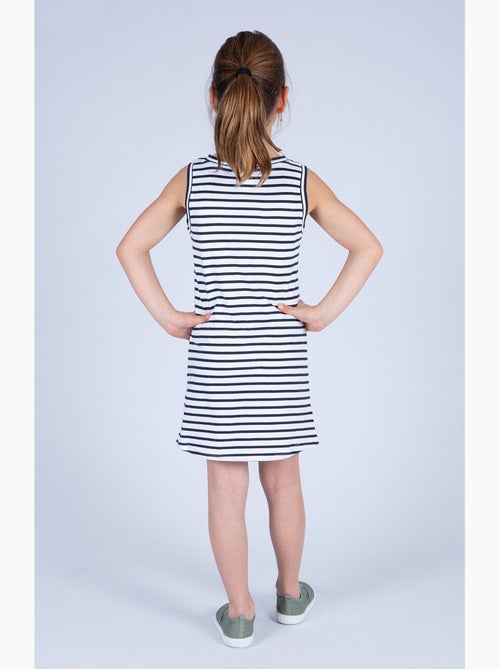 Robe fille sans manches en coton fin 'breizh océan', robe enfant en coton - Kiabi Robe fille sans manches en coton fin 'breizh océan', robe enfant en coton - Kiabi