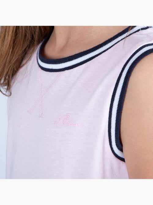Robe fille sans manches en coton fin 'breizh océan', robe enfant en coton - Kiabi Robe fille sans manches en coton fin 'breizh océan', robe enfant en coton - Kiabi
