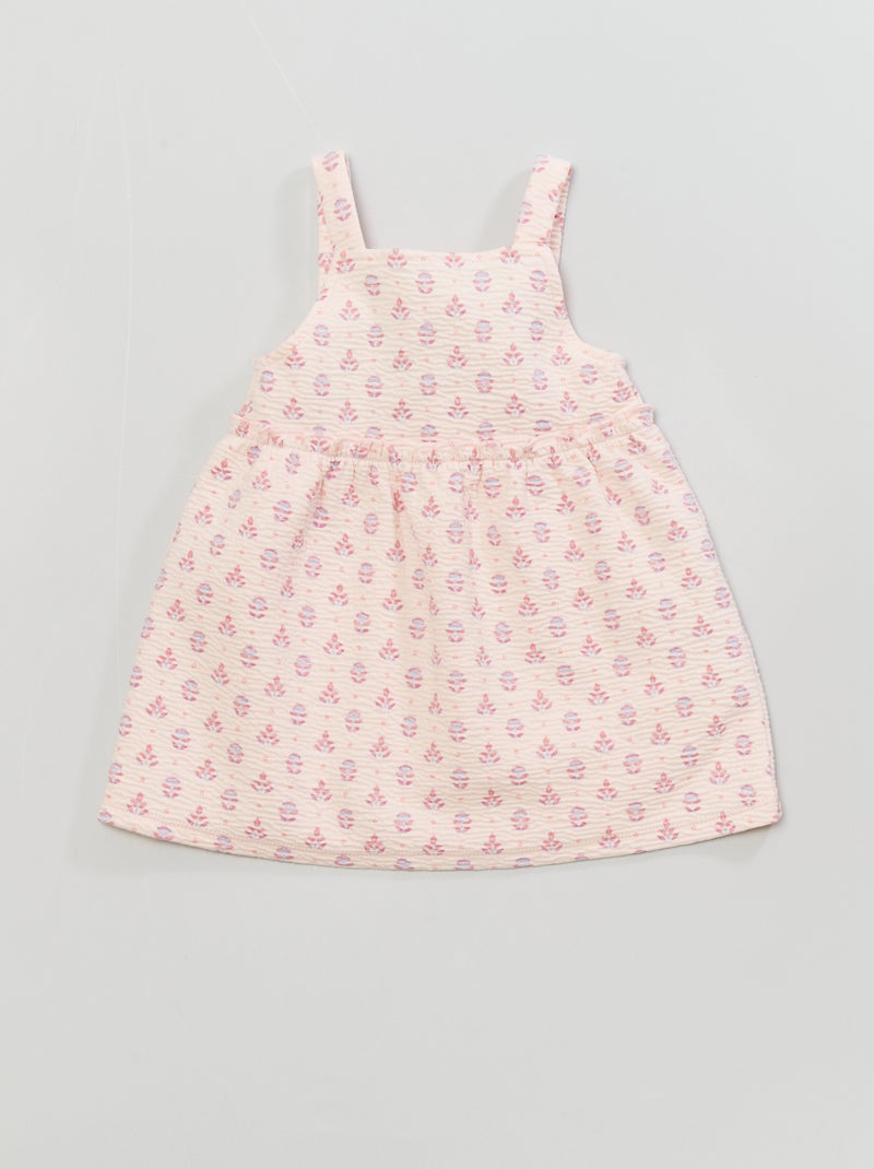 Robe fines bretelles en maille Rose - Kiabi
