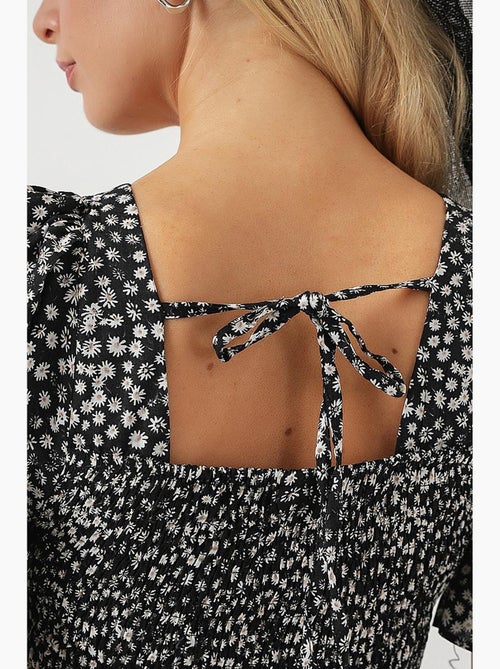 Robe fleurie à manches courtes bdart - Kiabi Robe fleurie à manches courtes bdart - Kiabi
