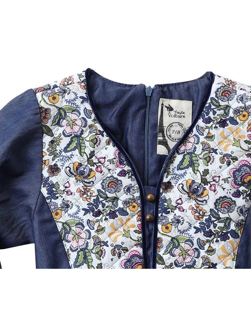 Robe Fleurie   à Manches Longues  MARGOT - La Faute à Voltaire - Kiabi