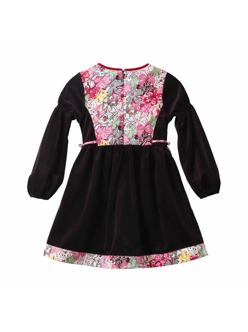 Robe Fleurie   et Velours   MARGOT - La Faute à Voltaire - Kiabi