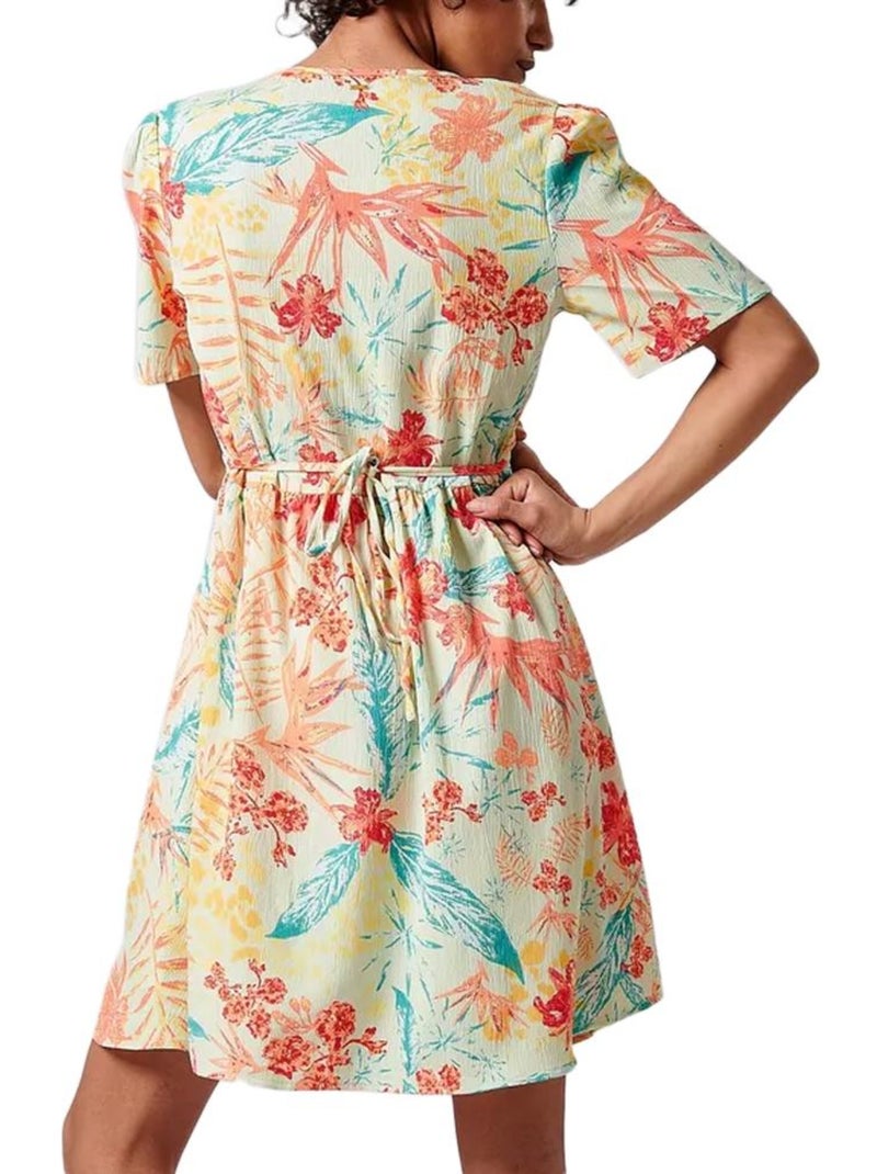 Robe Fleurie Femme Kaporal Multicolore - Kiabi