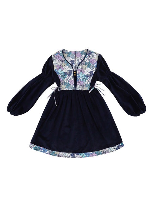 Robe Fleurie Hiver   Velours    Coton   MARGOT - La Faute à Voltaire - Kiabi