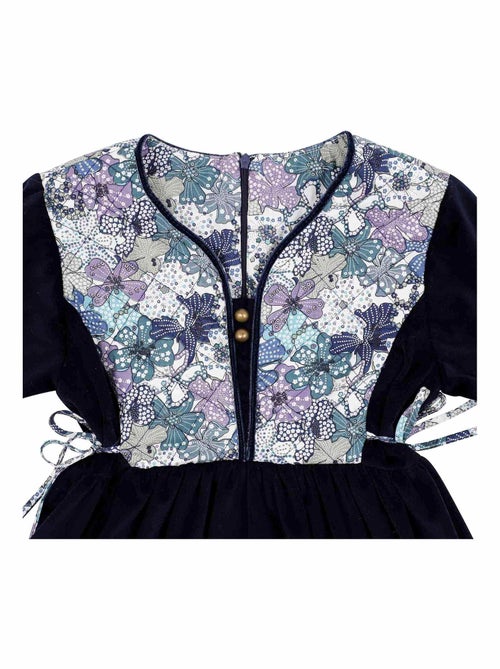 Robe Fleurie Hiver   Velours    Coton   MARGOT - La Faute à Voltaire - Kiabi