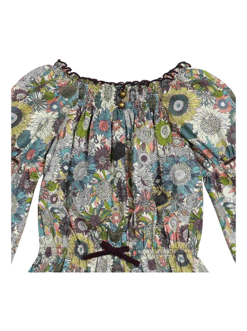 Robe Fleurie Liberty Hiver       CHIMENE - La Faute à Voltaire Marron - Kiabi