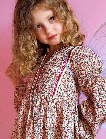 Robe Fleurie Liberty Intersaison MARGOT - La Faute à Voltaire