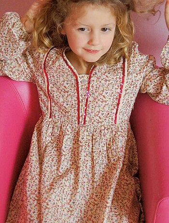 Robe Fleurie Liberty Intersaison MARGOT - La Faute à Voltaire