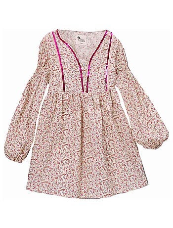 Robe Fleurie Liberty Intersaison MARGOT - La Faute à Voltaire