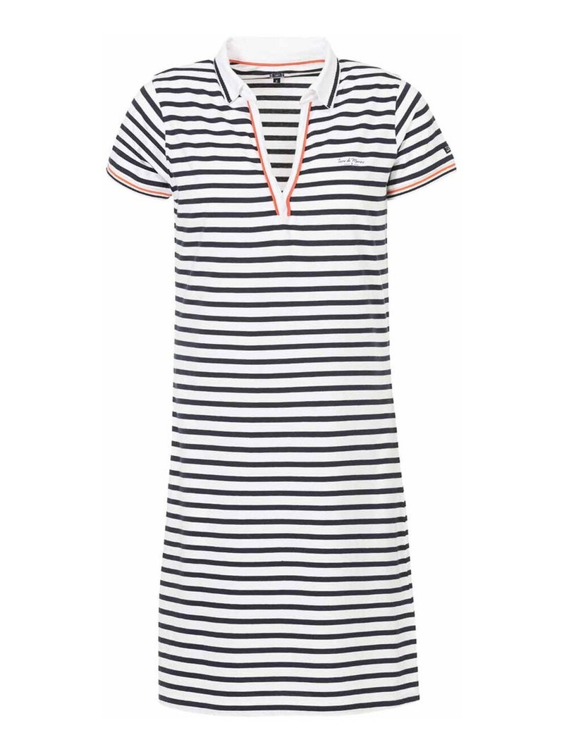 Robe fleurie sans manches Fille - Terre de Marins Bleu - Kiabi