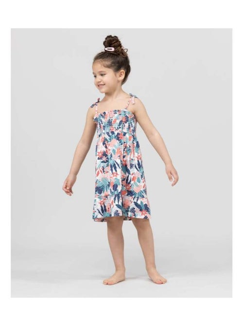 Robe fleurie sans manches Fille - Kiabi