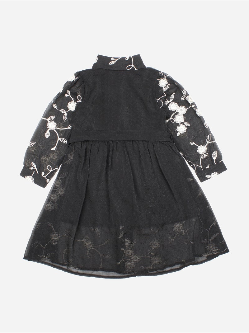 Robe ? fleurs - Kids Star Noir - Kiabi