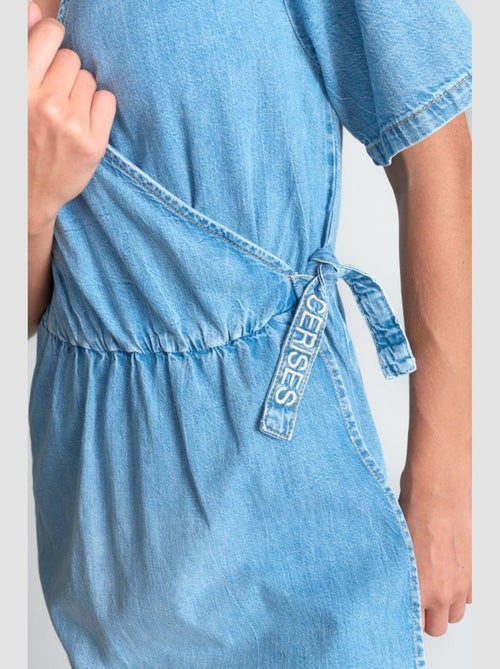 Robe FLOE portefeuille en jeans 'Le Temps Des Cerises' - Kiabi