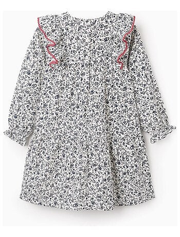 Robe Floral, à volants NOËL