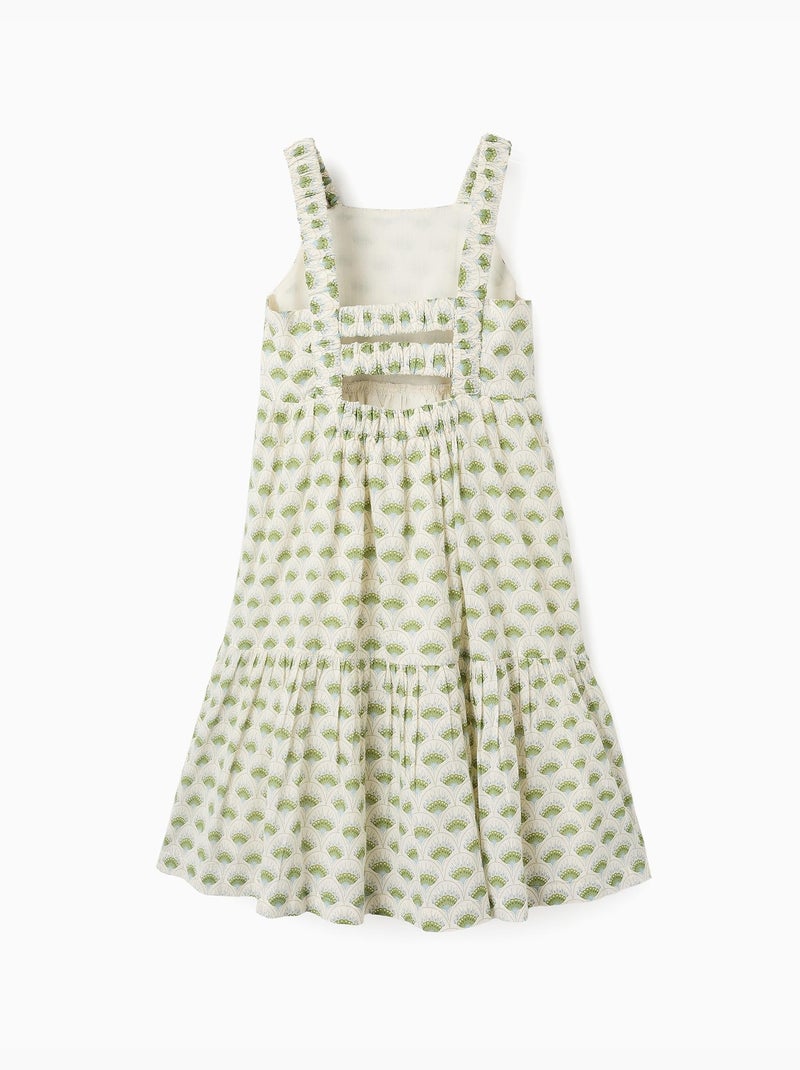 Robe Florale à Bretelles Vert clair - Kiabi