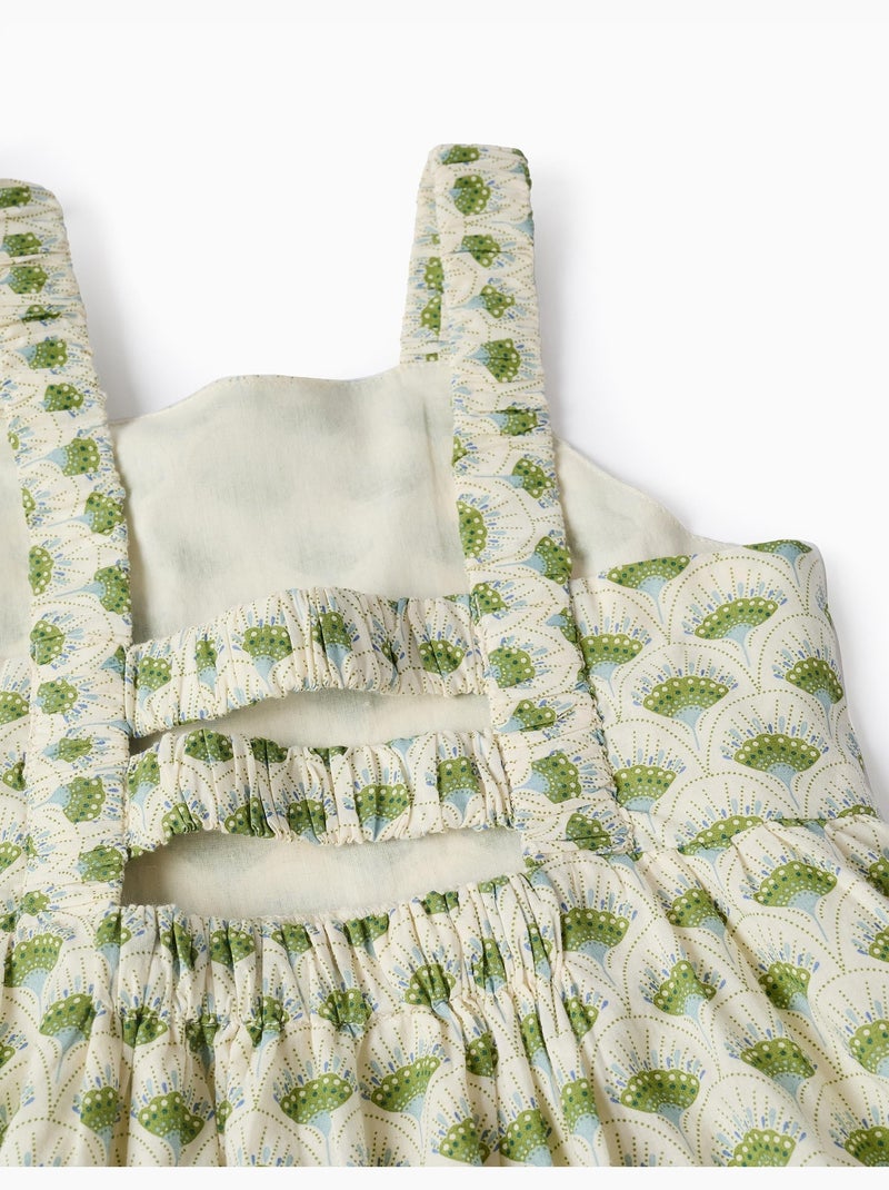 Robe Florale à Bretelles Vert clair - Kiabi