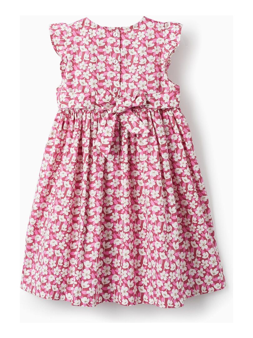 Robe De Princesse à Volants Pour Bébé - Manches Longues Dentelle Bowknot Florale - Fête Mariage