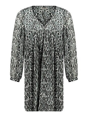 Robe fluide à motif léopard 'Deeluxe'