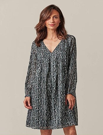 Robe fluide à motif léopard 'Deeluxe'