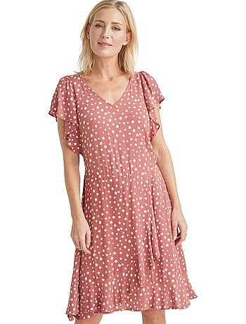 Robe fluide à volants - DAXON