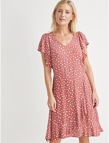 Robe fluide à volants - DAXON