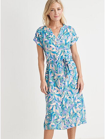 Robe fluide boutonnée - DAXON