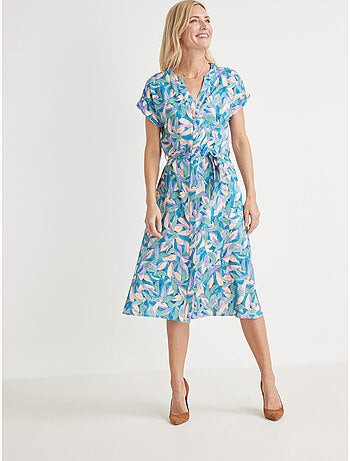 Robe fluide boutonnée - DAXON