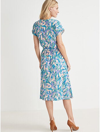 Robe fluide boutonnée - DAXON