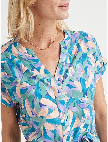 Robe fluide boutonnée - DAXON