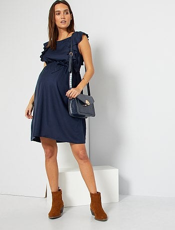 Robe fluide de maternité et d'allaitement