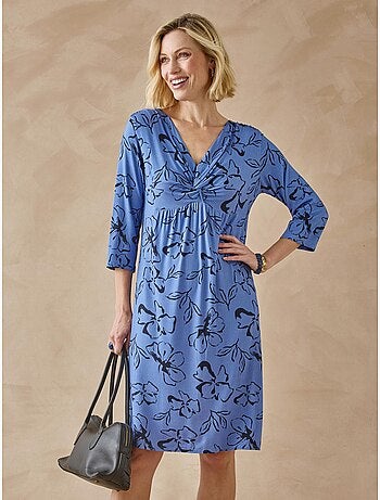 Robe fluide effet drapé