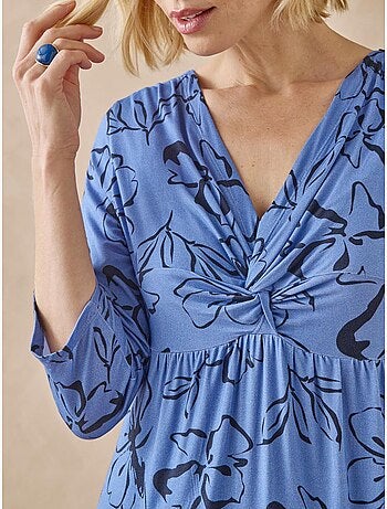 Robe fluide effet drapé