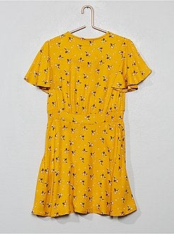 Robe fluide fleurie - Kiabi