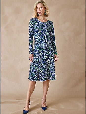 Robe fluide manches longues - DAXON