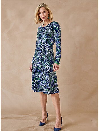 Robe fluide manches longues - DAXON