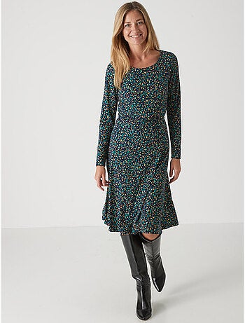 Robe fluide manches longues - DAXON