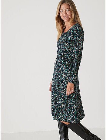 Robe fluide manches longues - DAXON