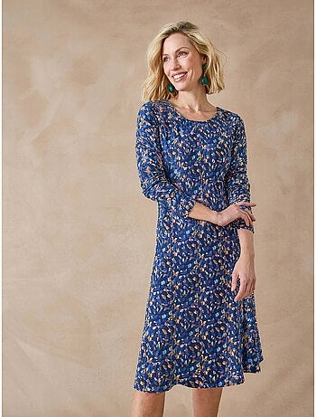 Robe fluide manches longues - DAXON