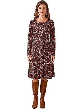 Robe fluide manches longues - DAXON