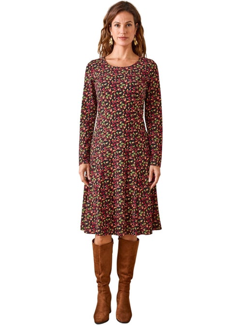 Robe fluide manches longues - DAXON - Kiabi