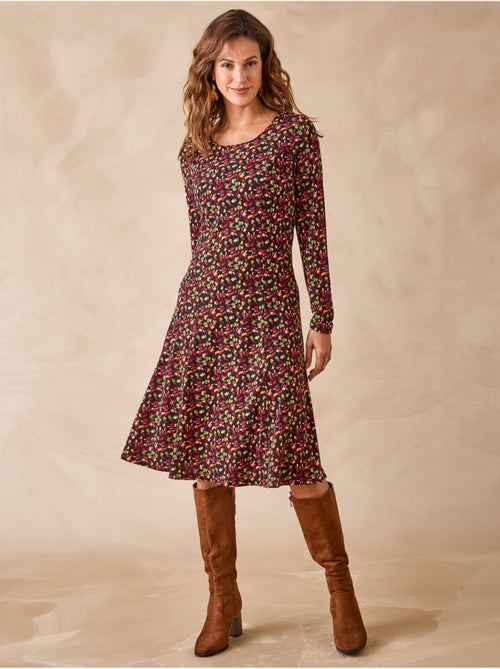Robe fluide manches longues - DAXON - Kiabi