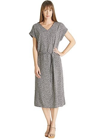 Robe fluide manches T - DAXON